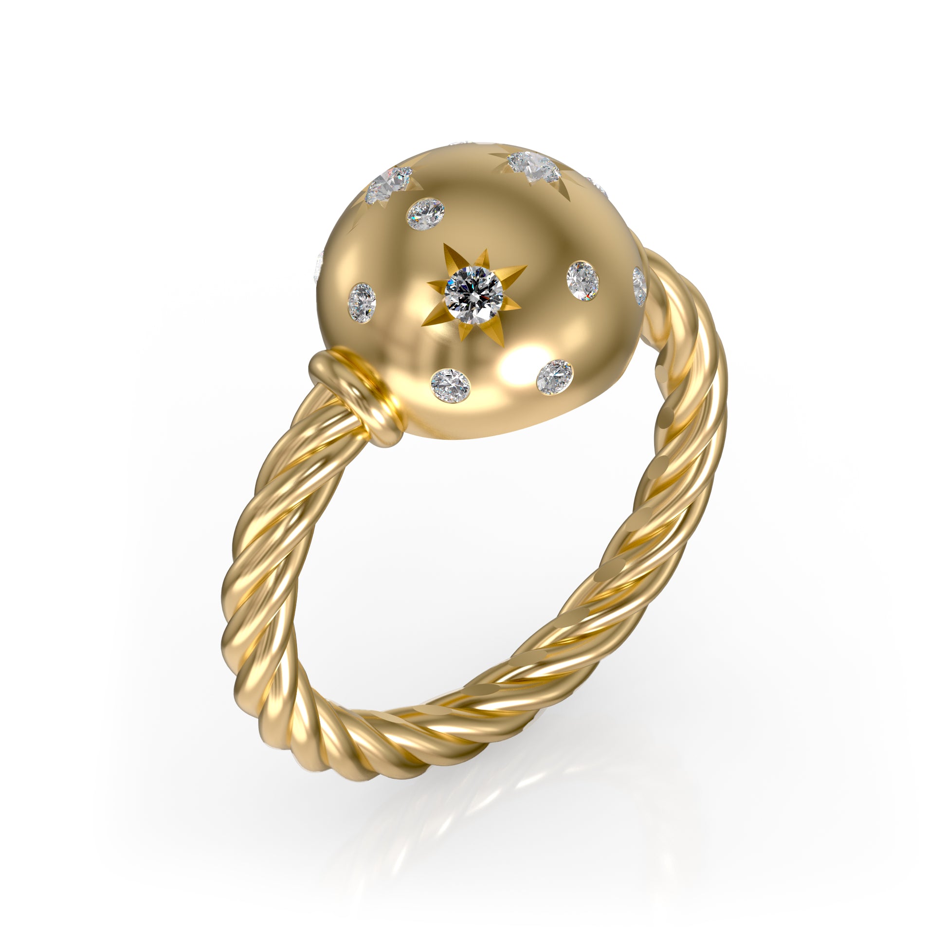 Space ball ring