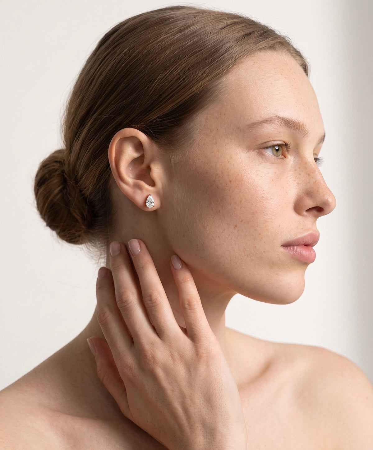 Pear Diamond Studs