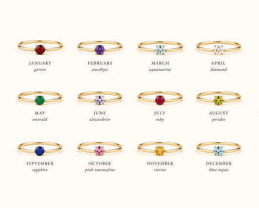Hestia Birthstone Ring