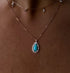 Turquoise Diamond Drop