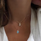 Turquoise Diamond Drop