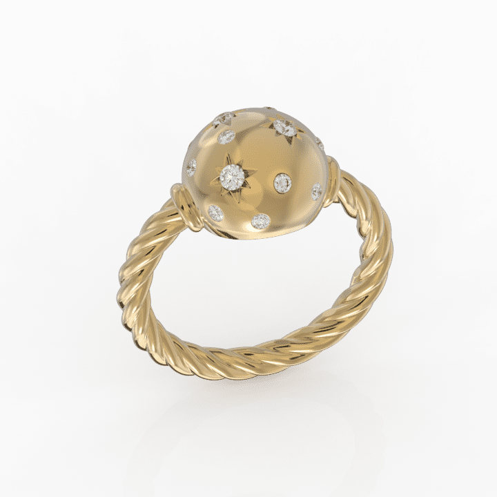 Space ball ring