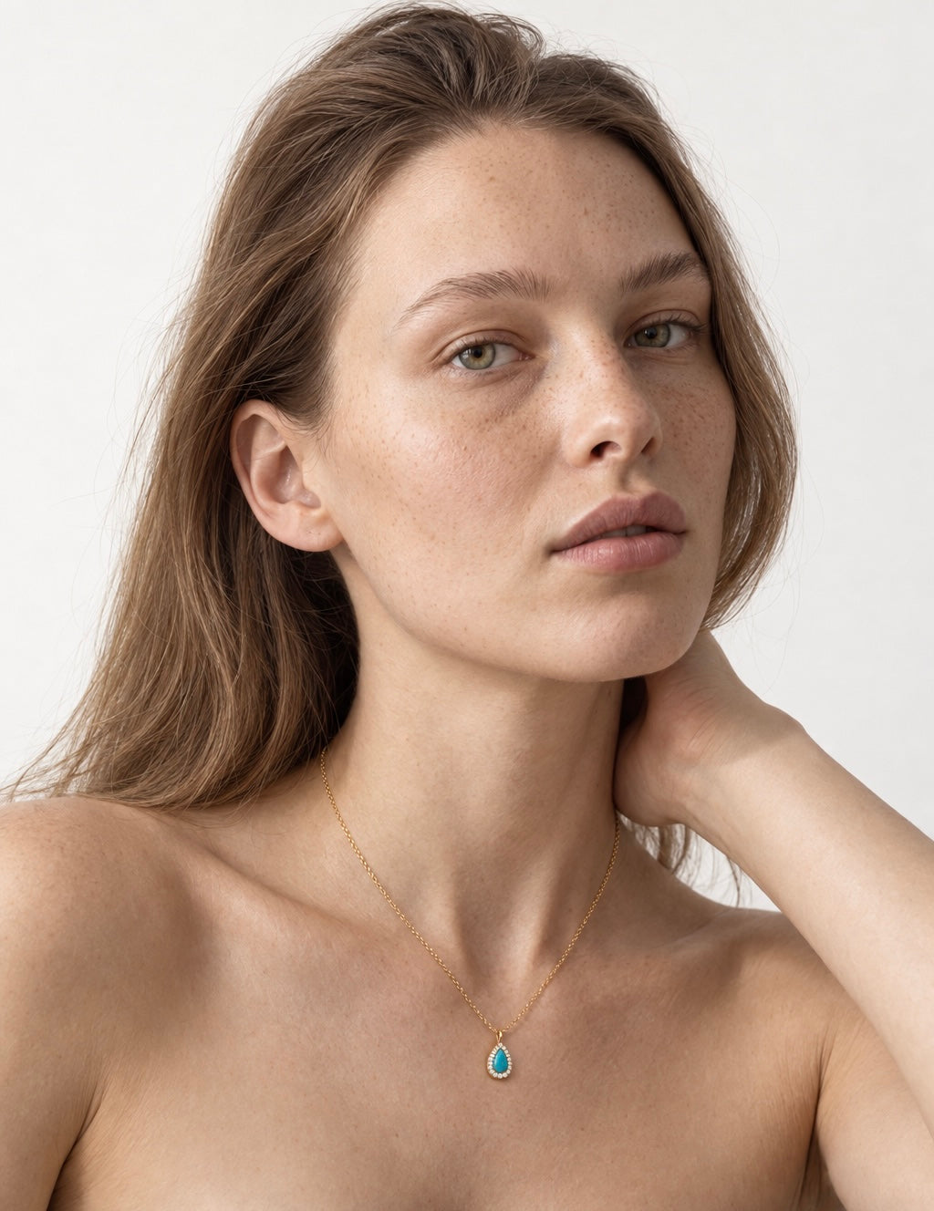 Turquoise Diamond Drop