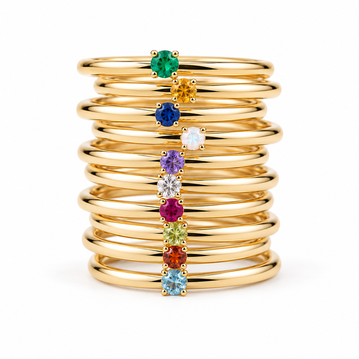 Hestia Birthstone Ring