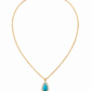 Turquoise Diamond Drop