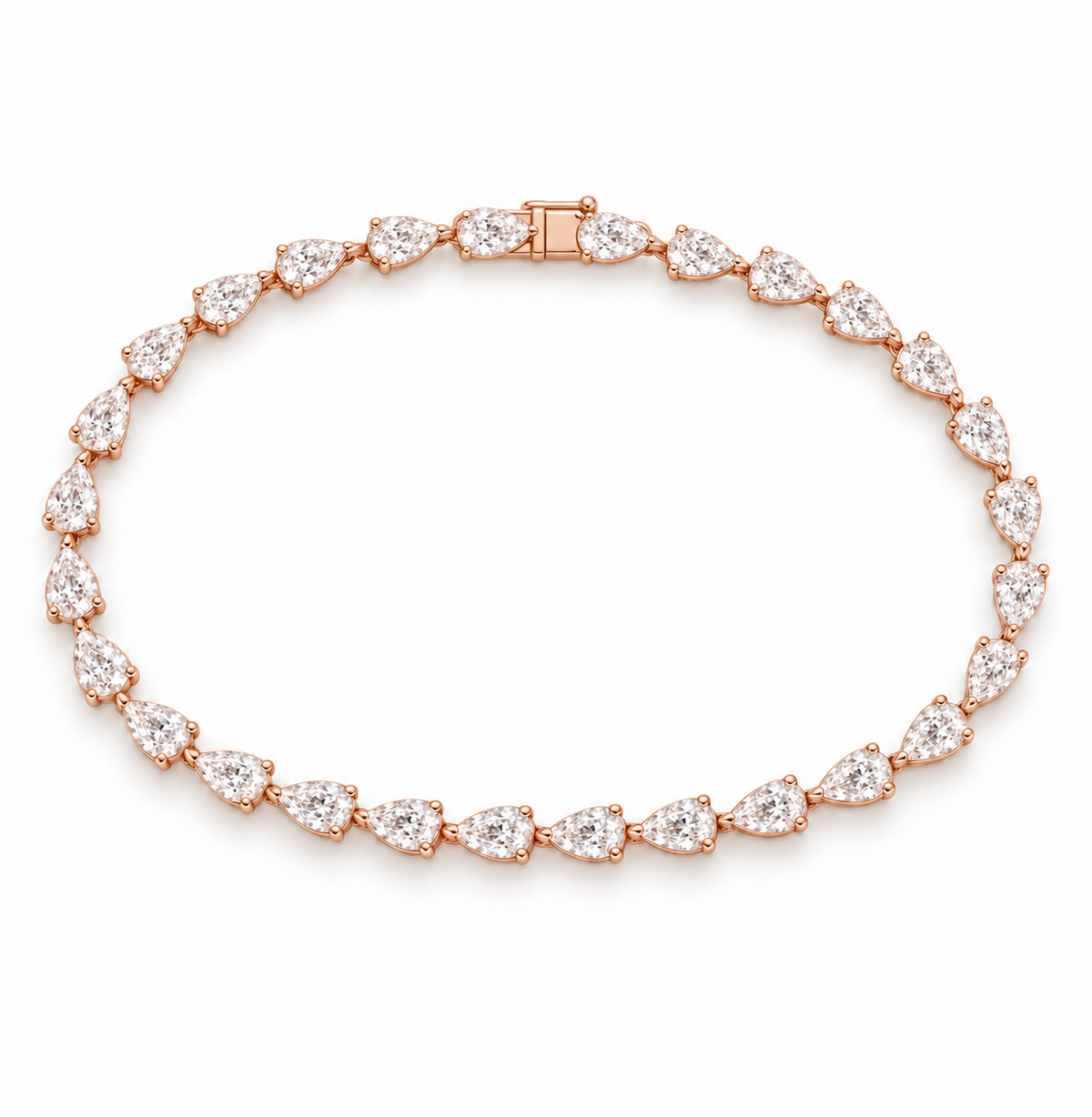 Naia Pear Diamond Bracelet