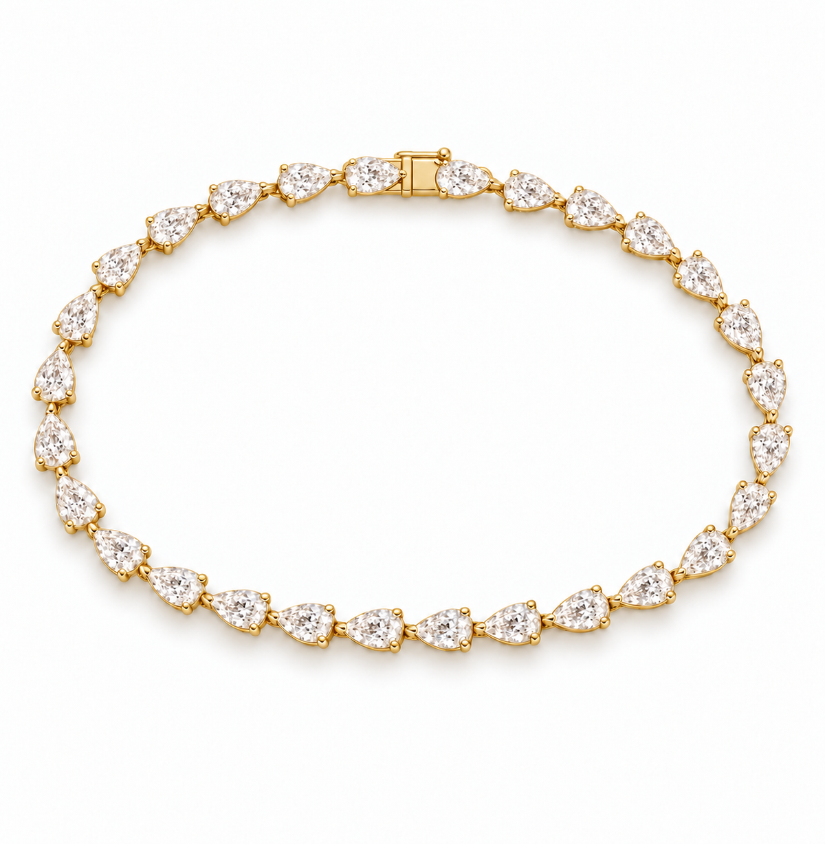 Naia Pear Diamond Bracelet