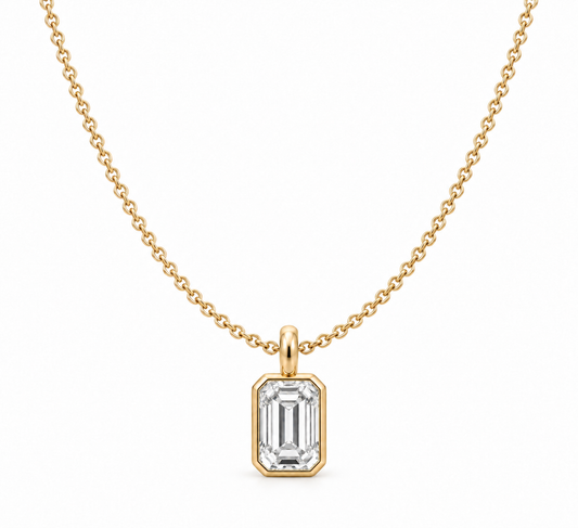 Ione Emerald Diamond Necklace