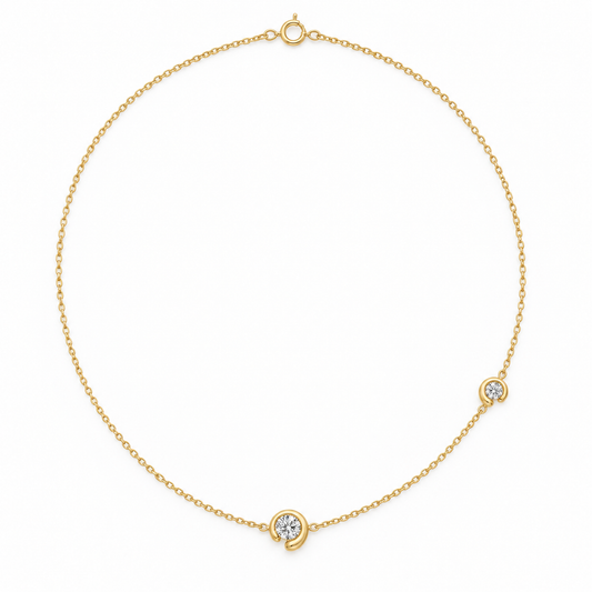 Marée Diamond Necklace