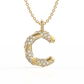 Initial letter pendant necklace A-Z