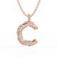 Initial letter pendant necklace A-Z